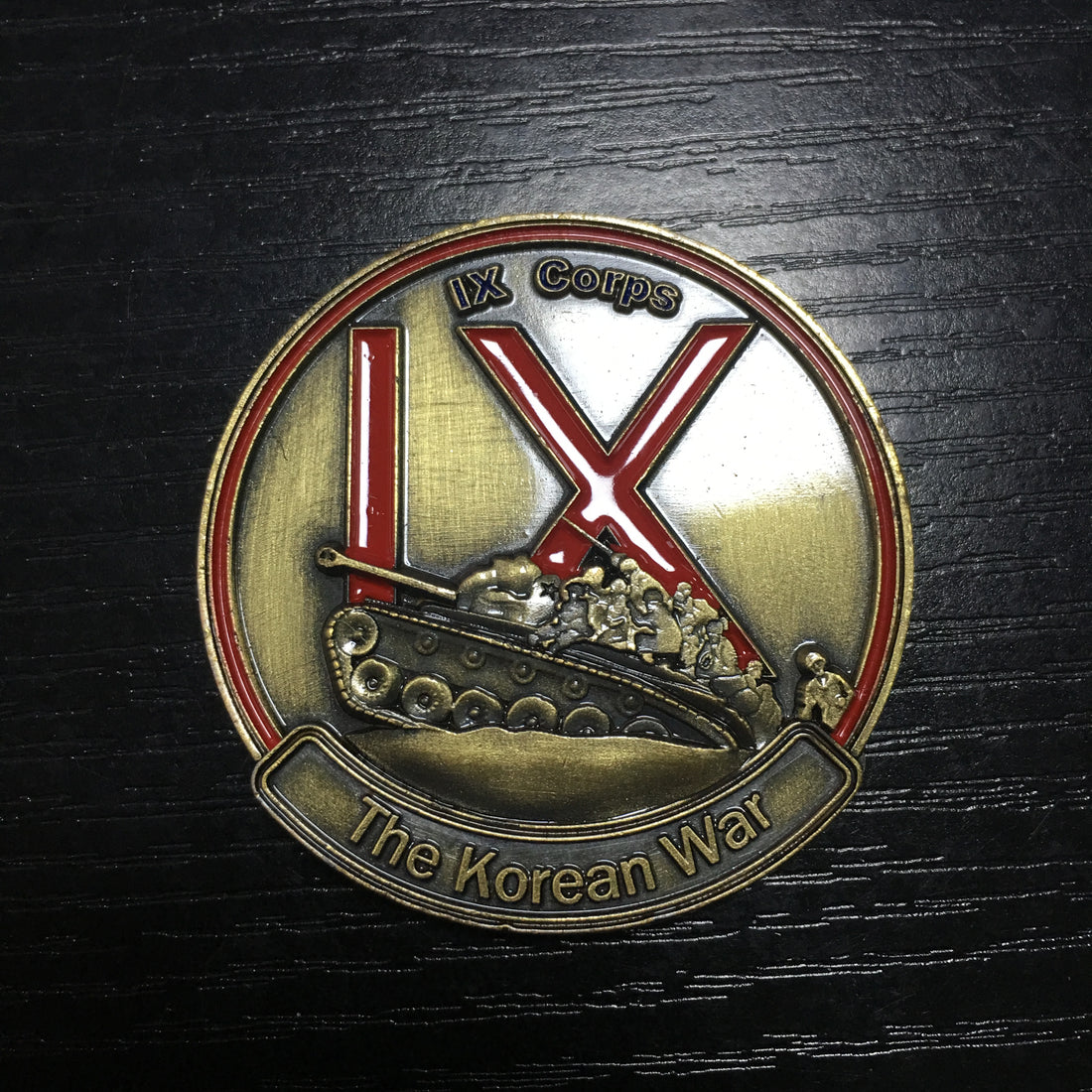 The Forgotten War challenge coin, for North Korea and South Korea, People's Volunteer Army 3