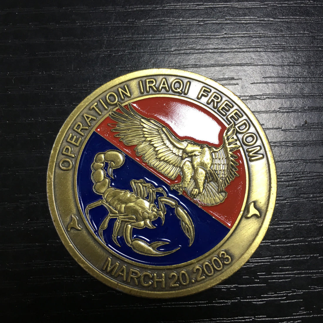 The Forgotten War challenge coin, for North Korea and South Korea, People's Volunteer Army 5