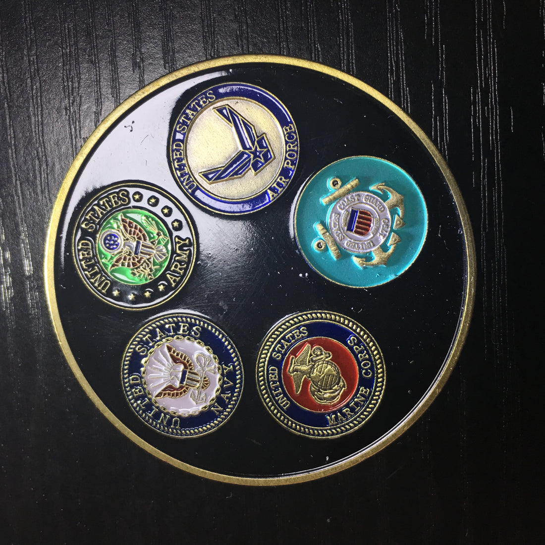 Challenge coin of Unite Stated 5 minitary