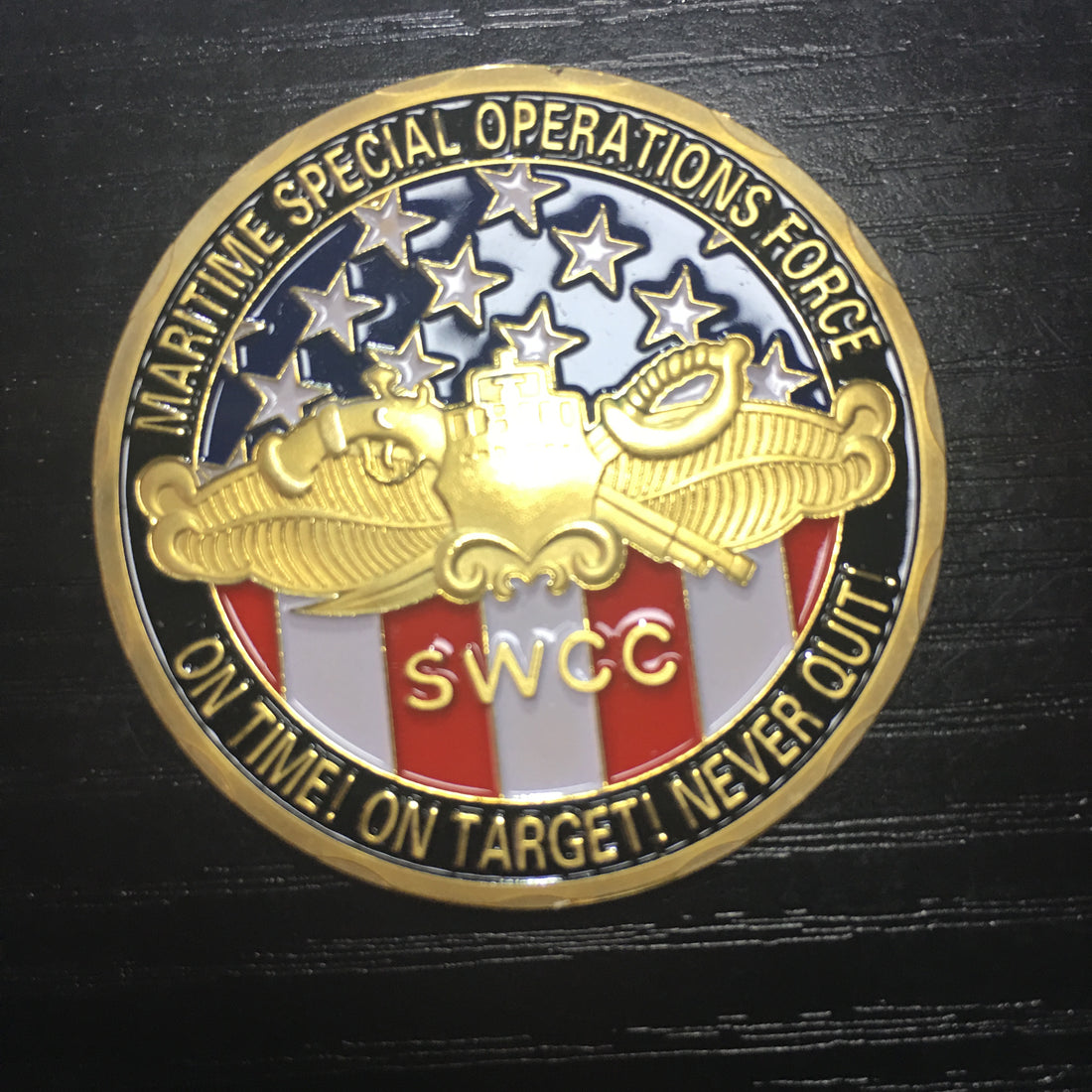 Marrtime Specail Operations Force SWCC challenge coin