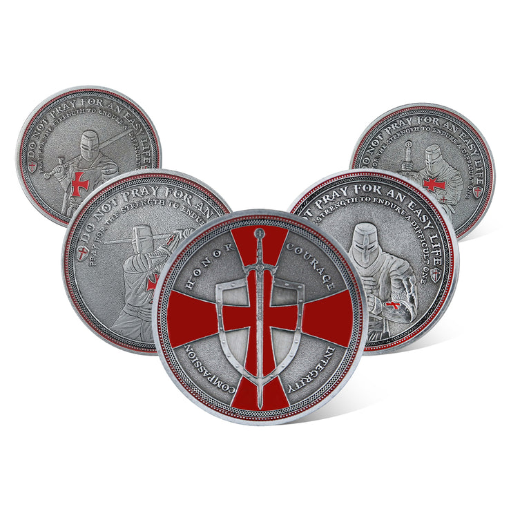 4 Pac Sets Knight Templar Challenge Coins Gift
