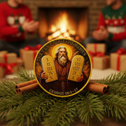 Ten Commandments Prayer  Challenge Coin