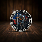 Knight Guardian Challenge Coin