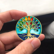 Personalized Glass The Tree of Life Sobriety Coin