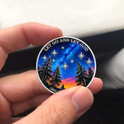 Gazing at Shooting Stars Sobriety Coin