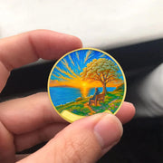 Personalized Path to Peace Sobriety Coin