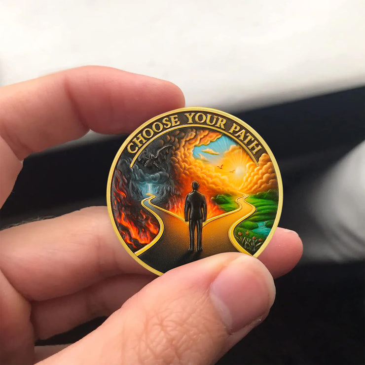 Choose Your Path Sobriety Coin