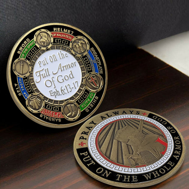 Put on the whole Armor Of God Coins
