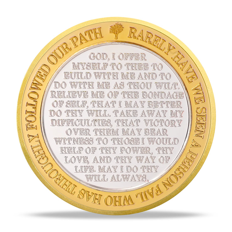 Recovery Golden Hope Sobriety Coin