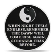 Personalized Balance Wolf Sobriety Coin