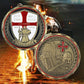 Put On the Full Armor of God Challenge Coin Crusader Pray Always Collectible Coin