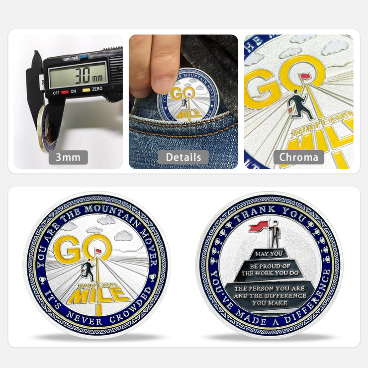 5 Pcs Bundle Employee Appreciation Challenge Coin Gifts Inspirational Set