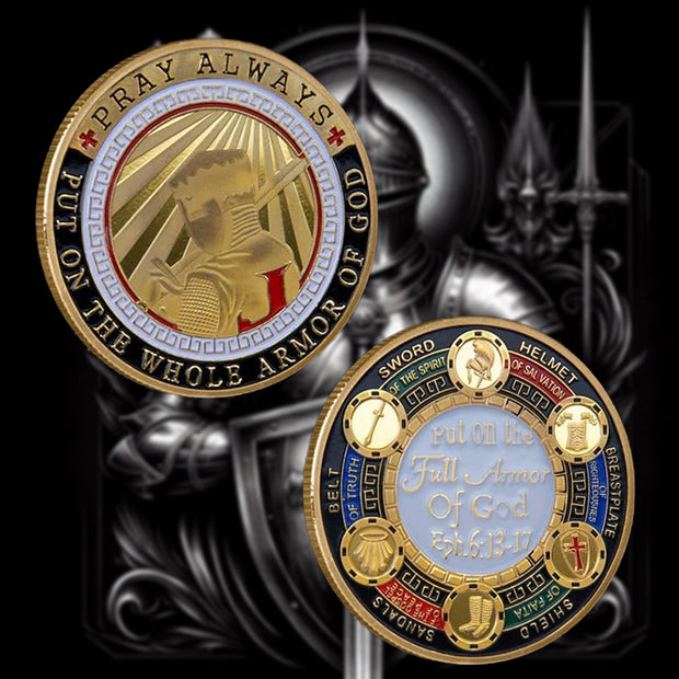Put on the whole Armor Of God Coins