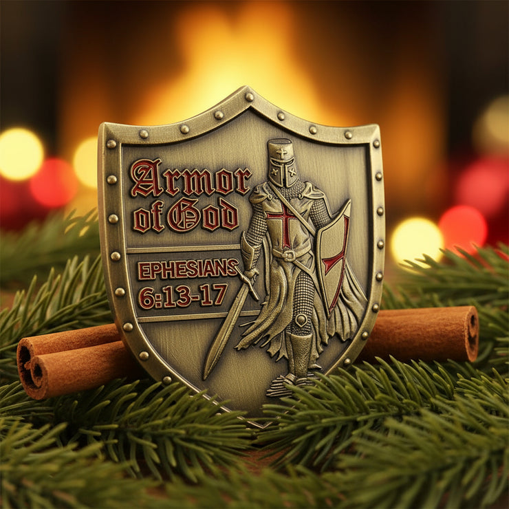 5 Pcs Armor of God Military Challenge Coin Gift Set
