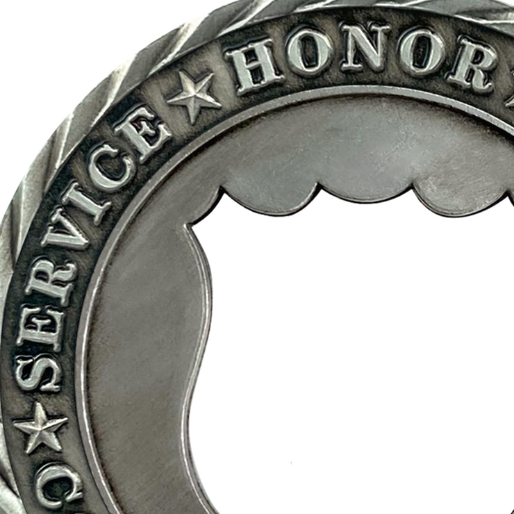 3 Pcs Sliver Openwork Police Challenge Coins Law Enforcement Officer Gifts Set