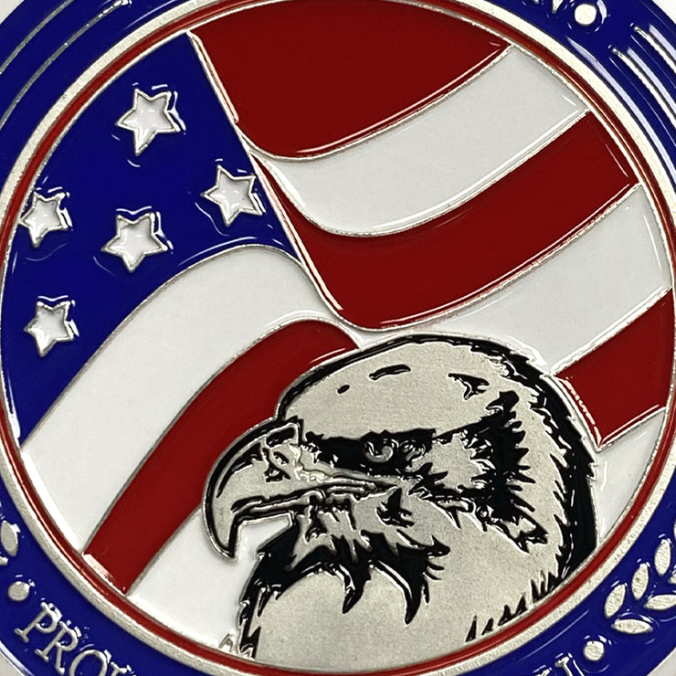 Us Army Challenge Coin-Silver plating