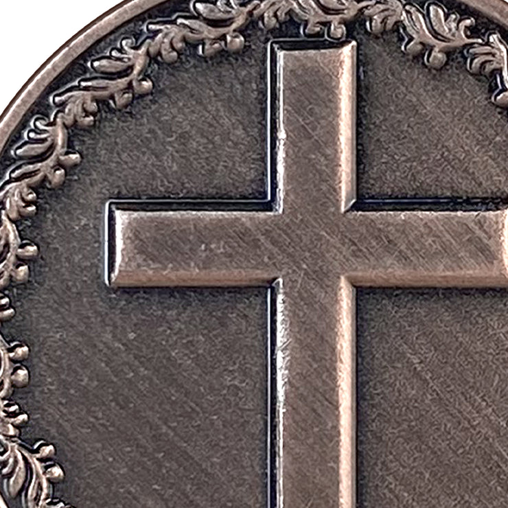 Cross and Faith Metal Game Token Coin