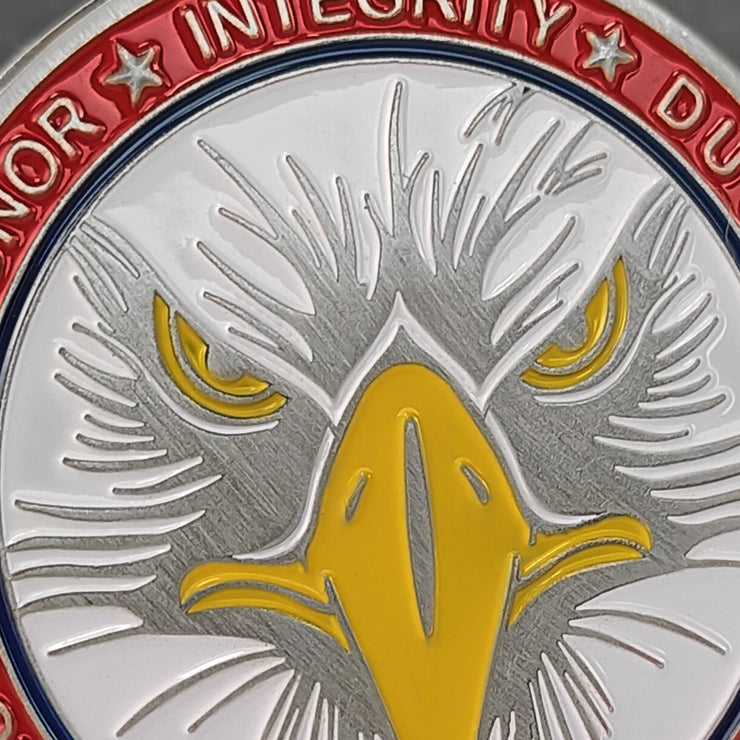 Military Challenge Coin Retirement Gift