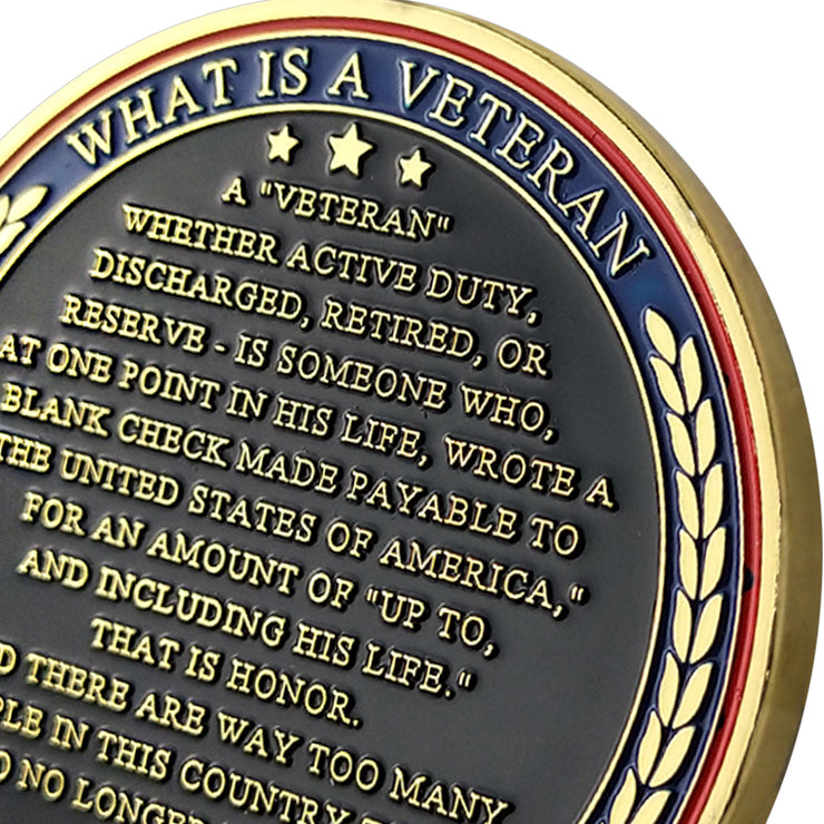 Serving Our Country Veteran Challenge Coin