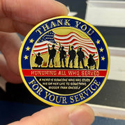 US Military Veterans Thank You for Your Service Army Appreciation Challenge Coin
