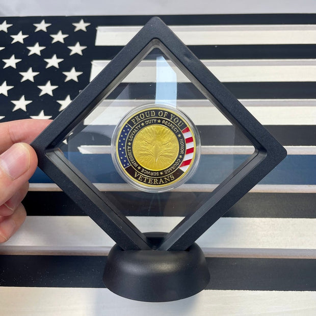 US Military Veterans Thank You for Your Service Army Appreciation Challenge Coin