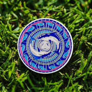 Personalized  Silver Dolphin Lotus Sobriety Coins