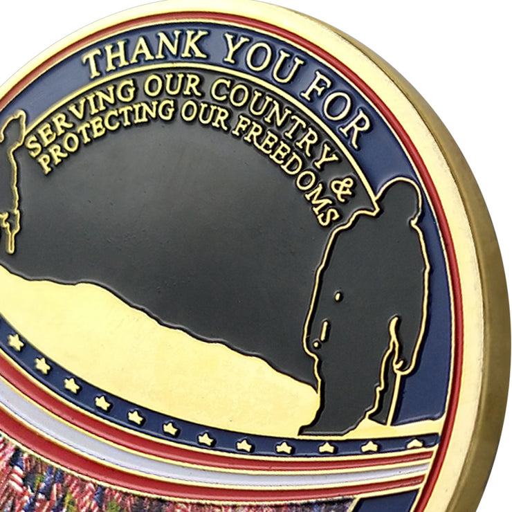 Serving Our Country Veteran Challenge Coin