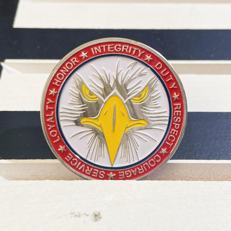 Military Challenge Coin Retirement Gift