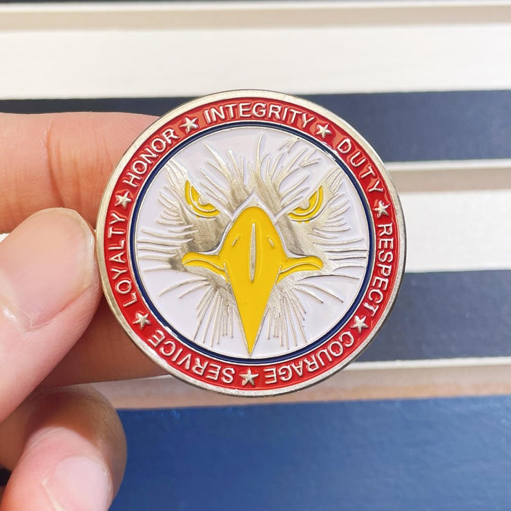 Military Challenge Coin Retirement Gift