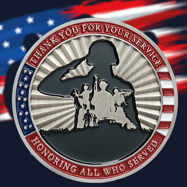 Military Challenge Coin Retirement Gift