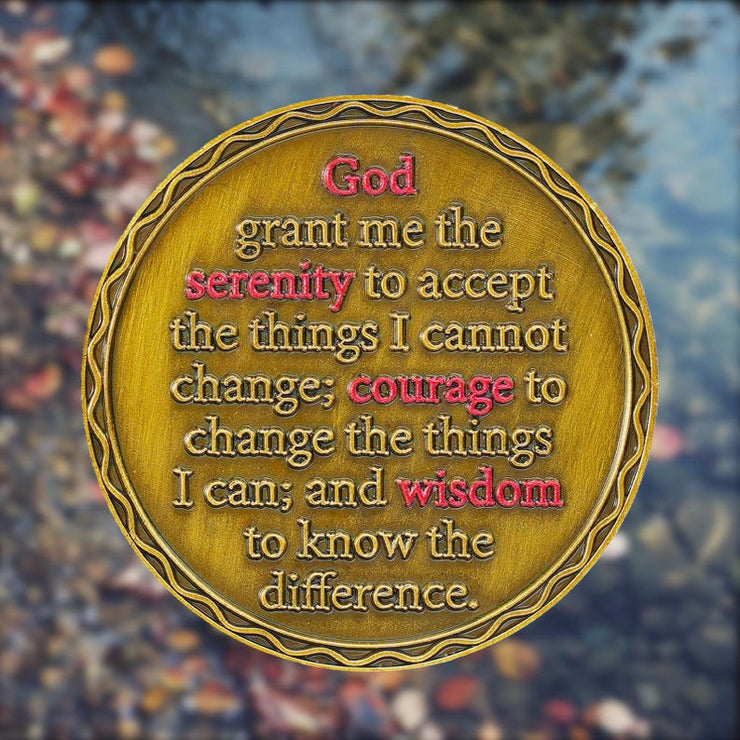 Personalized Recovery & Growth Tree of Life Sobriety Coin