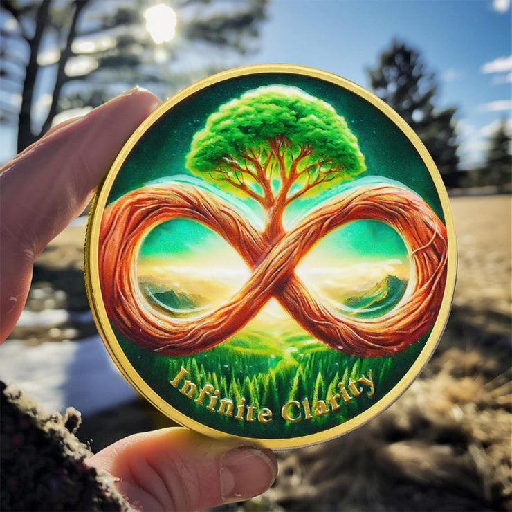 Addiction Recovery Infinite Growth Tree of Life Sobriety Coins
