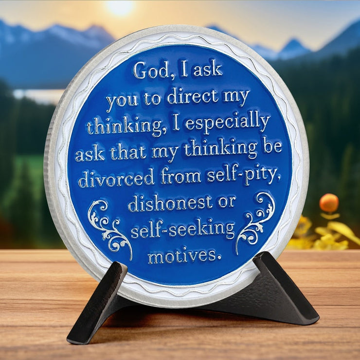 Recovery Sun and Moon Sobriety Coin