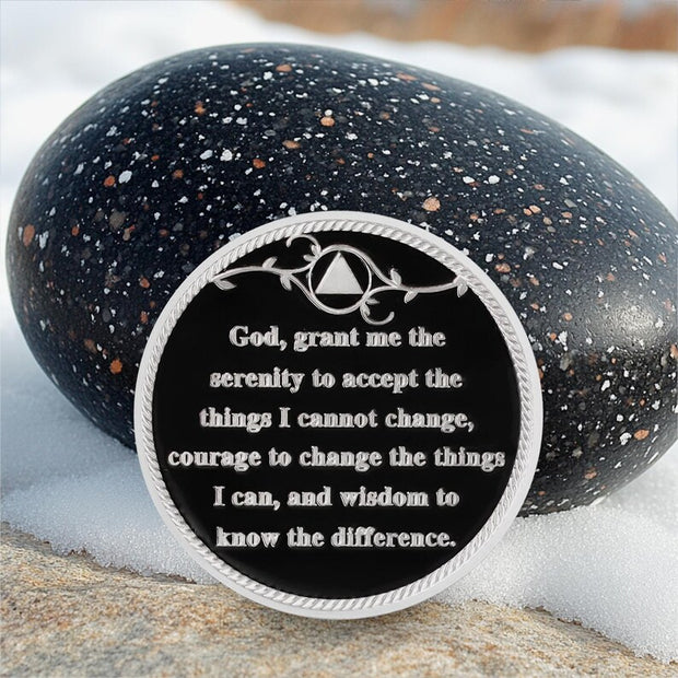Day-night Cycle Customizable Strength and Growth Sobriety Coin