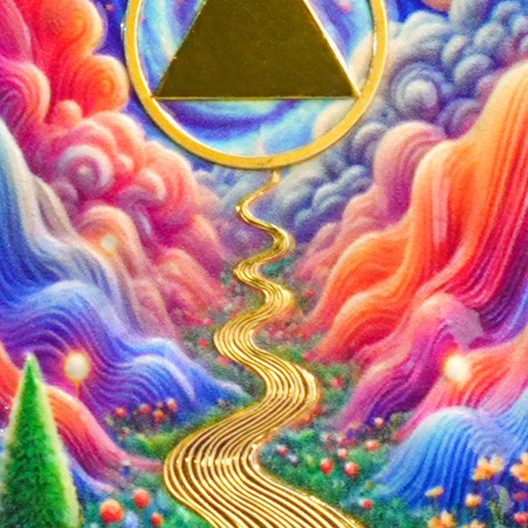 Personalized Silver Plated Sobriety Coin