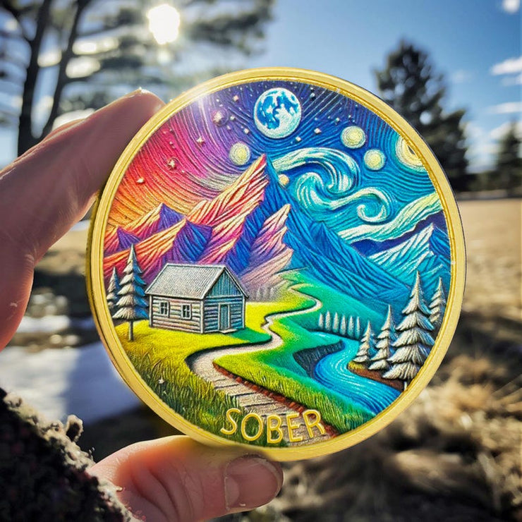 Fairy House Sobriety Coin
