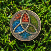 Three Elements Celtic Knot Religious Coin