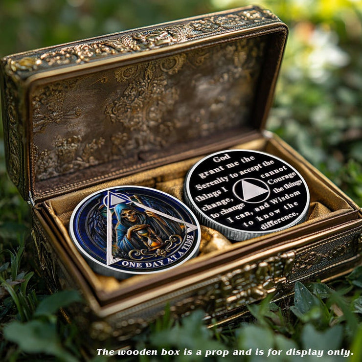 Personalized The Skull Recovery Milestone Sobriety Coin