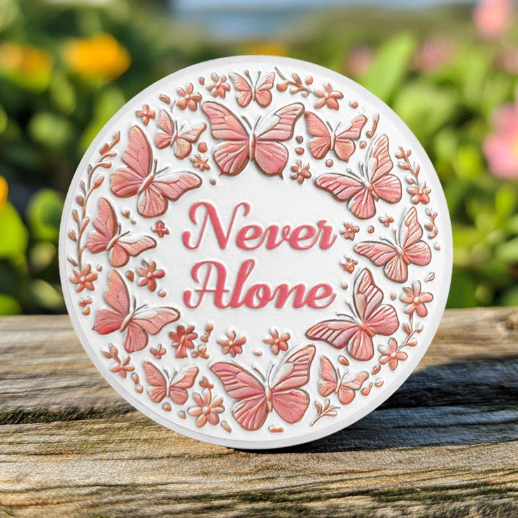 Never Alone Original Recovery Sisters Sobriety  Coin