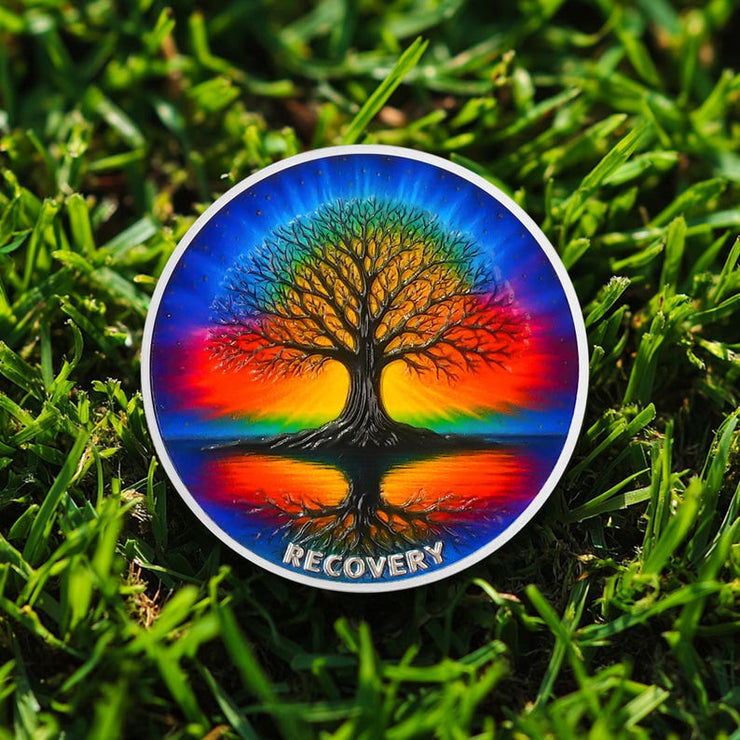 Tree of Life Sobriety Coins