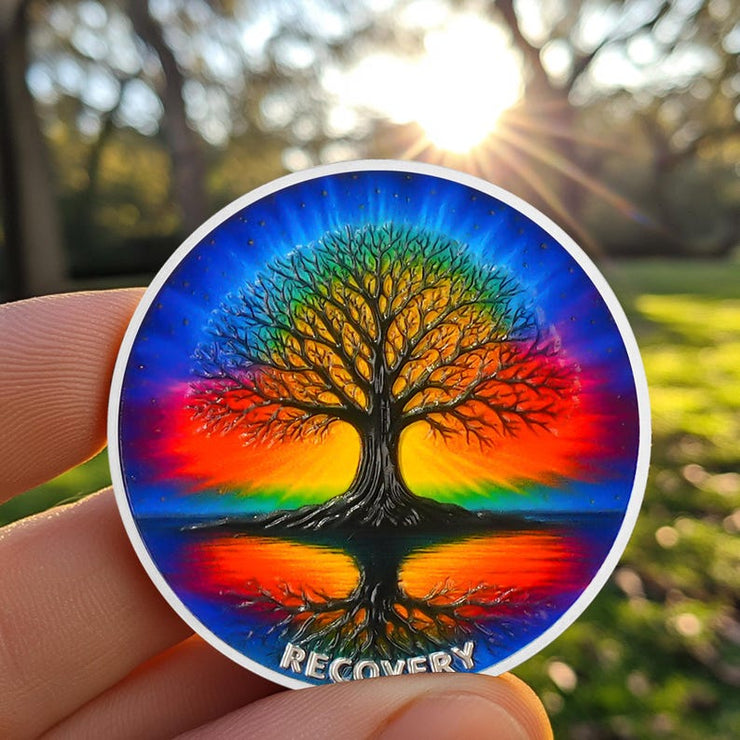 Tree of Life Sobriety Coins