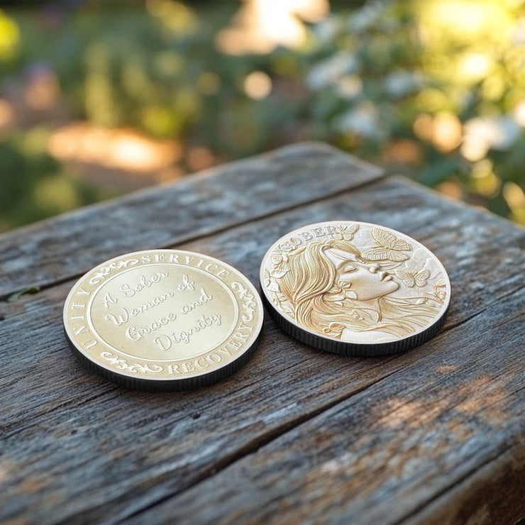 Sober Self Growth Sobriety Coin