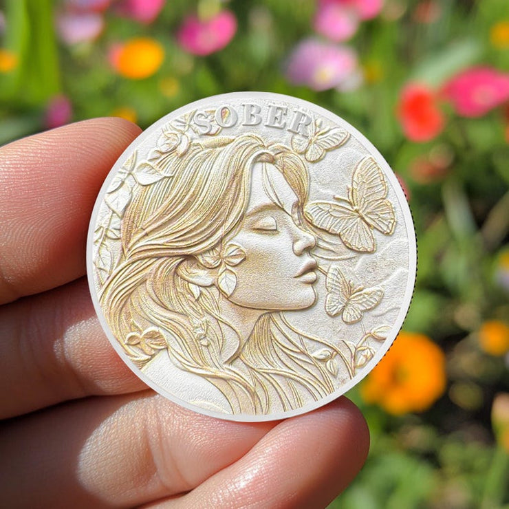 Sober Self Growth Sobriety Coin