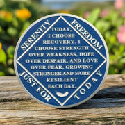 1-15 Year Addiction Recovery Braving The Storm Sobriety Coin