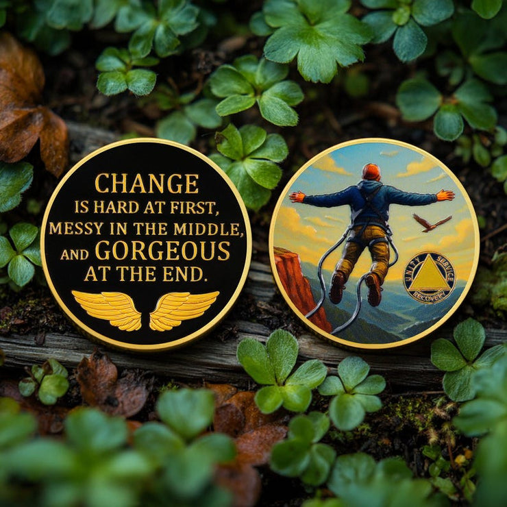 Personalized Skydiving Sobriety Coin