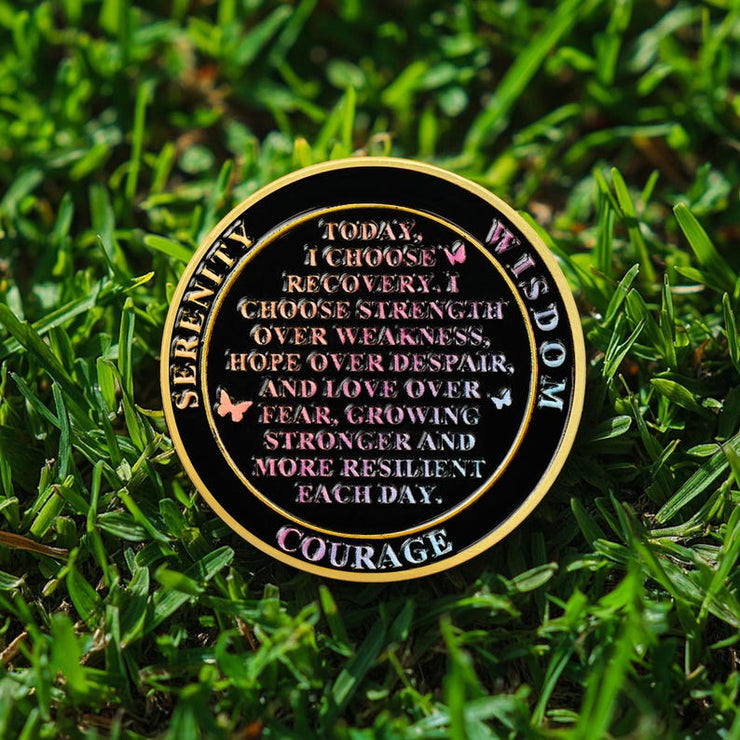 Tranquil Moon Beach Sobriety Coin