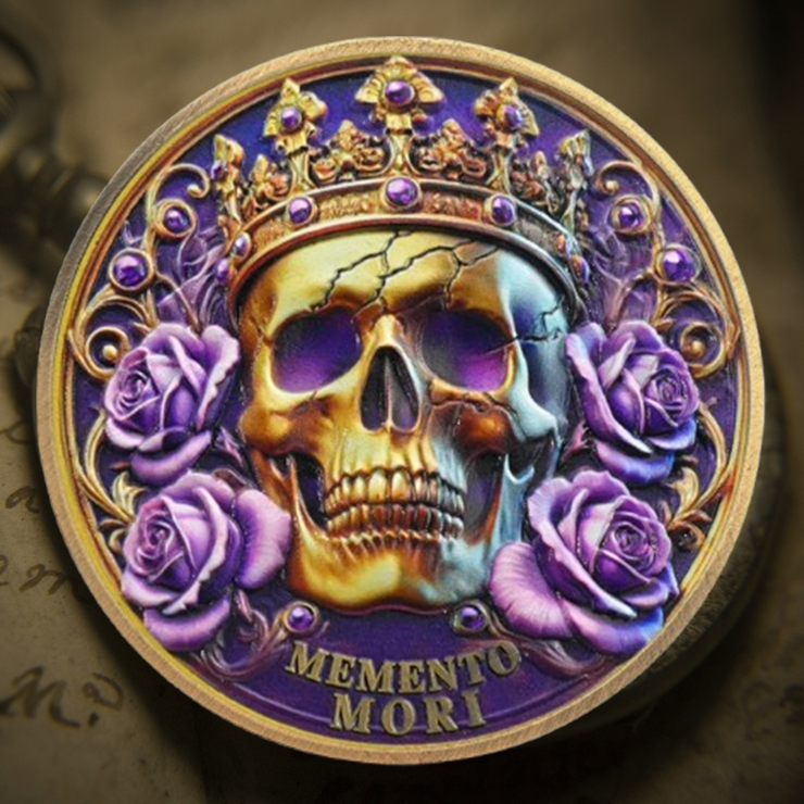 Your Time is Limited Inspirational Stoicism Memento Mori Coin