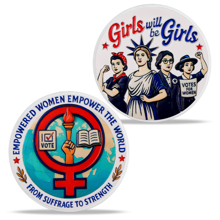 Girls Will Be Girls Sobriety Coin