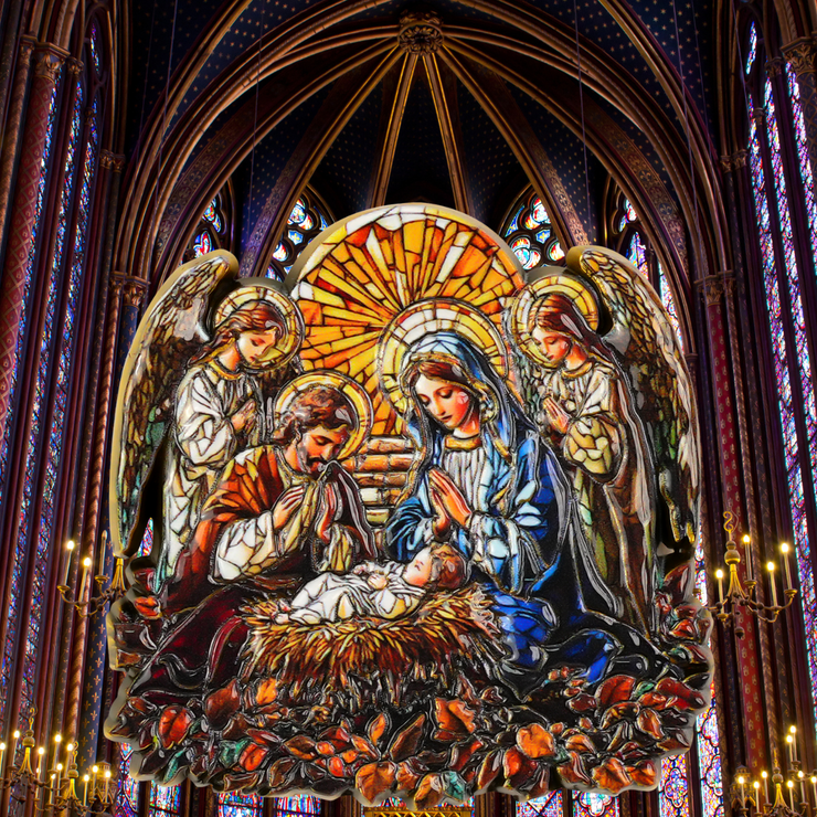 Nativity Scene Religious Coin: Gift & Inspire