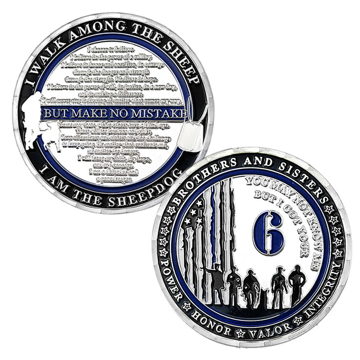 I Got Your Six Police Challenge Coin